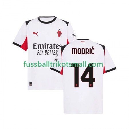 Fußballtrikots AC Mailand Luka Modrić 14 2025-2026 Kurzarm Auswärts-trikot kaufen